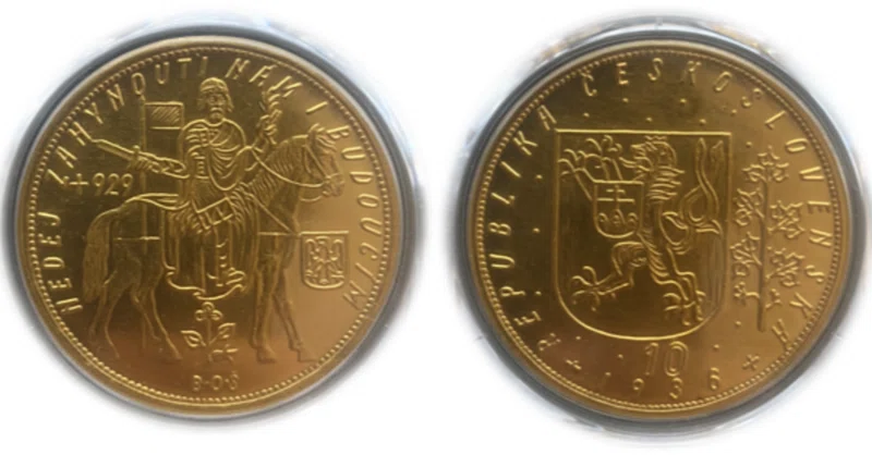 Large Gold Coins Popular Among Wealthy Western Collectors: "Czechoslovakia 10 Ducat Gold Coin 1"